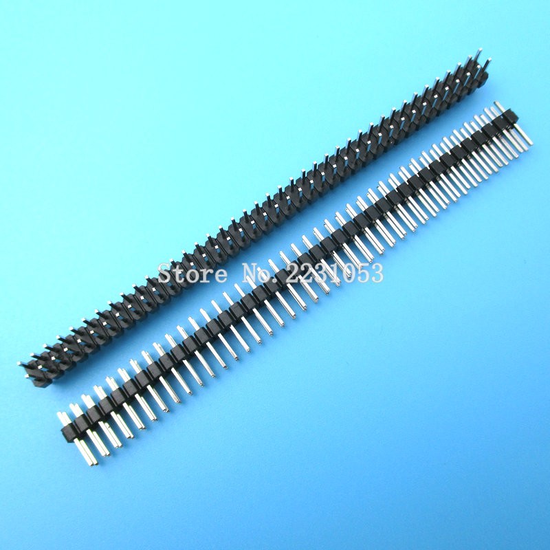 1x Strip Pins Double Female 40 Pins 2x40 Double Row Female Pin Header 2.54mm