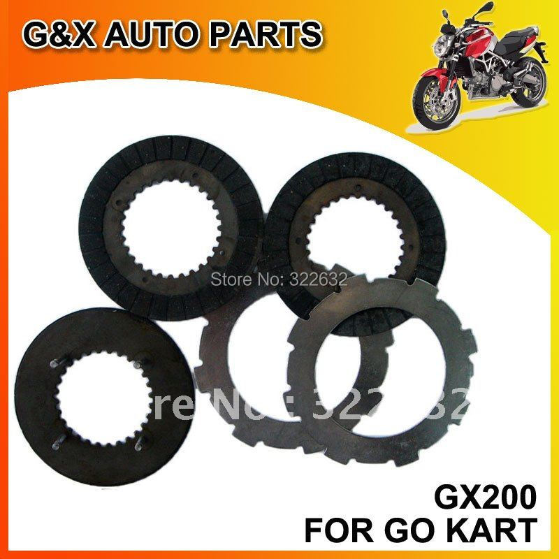 go kart clutch disc GX200, GX160, GX390, GX420, karting clutch plate