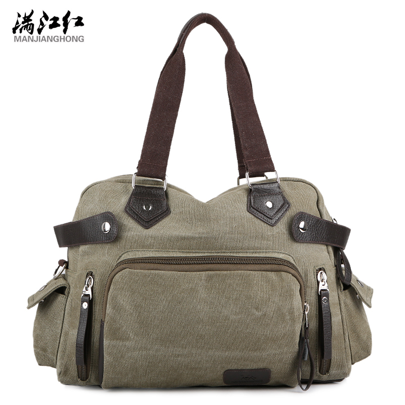 New High Quality Wash Canvas font b Men s b font Bag Casual Retro Men Messenger