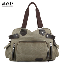 New High Quality Wash Canvas Men’s Bag Casual Retro Men Messenger Bags Men Business Handbag Man Shoulder Bags Mochila Masculine