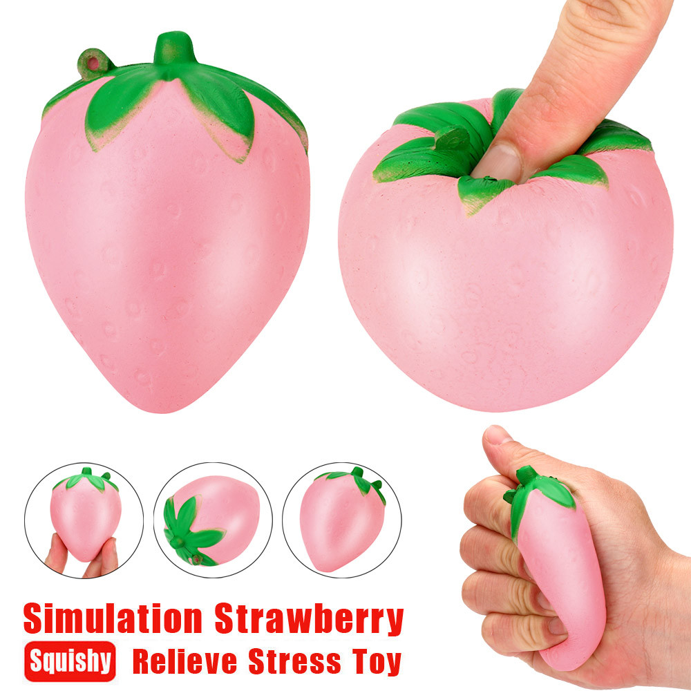 strawberry squishy toy