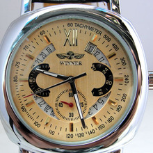 Wiinner reloj mecánico mens relojes para hombre moda reloj de los niños j007 totalmente automático