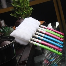 The glass sponge cup washing handle household cleaning brush tools bottle removable insulation kitchen accessories caneca