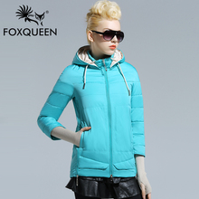 FOXQUEEN 2016 new fashion Spring warm big size women’s jacket for female stylish plus size coat