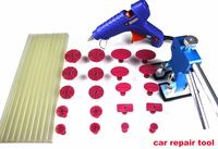 Super PDR Tools Kit Include Glue Gun White Glue Sticks Red Tabs Dent Lifter Paintless Dent Removal Y-027