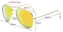 Logo RB 3025 Aviator Sunglasses Vintage Brand Designer Women Men Mirror Sun Glasses Fashion Female Driving