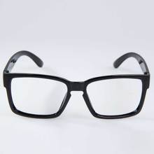 Chic Unisex Glasses Frame Hipsters Decorative Eyeglass Frames Bright Black