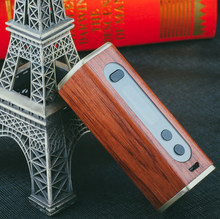 Sailing design Athena 60w box mod wood 510 thread with 18650 battery