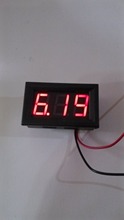 Прямая поставка красный из светодиодов вольтметр вольтметр постоянного тока 4.5 — 30 В приборная панель / мини скидка цифровой измеритель бесплатная доставка — # 00005