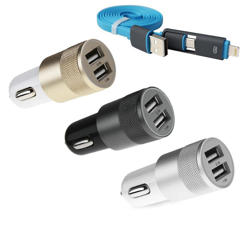 new universal 5v 2a dual port aluminium auto usb car charger adapter for iphone 5 for htc for new universal 5v 2a dual port aluminium auto usb car charger adapter for iphone 5 for htc for