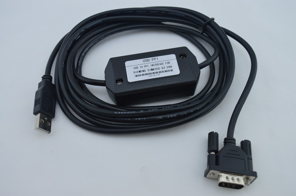 1 lot de c/âble de programmation compatible Siemens S7-200//300//400 PLC 6ES7972-0CB20-0XA0 USB-MPI MPI//PPI//DP//PROFIBUS USB MPI