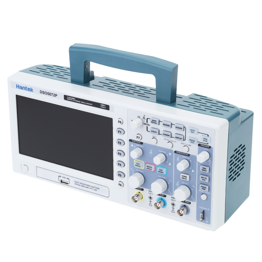 Certified Hantek DSO5102P Digital Storage Oscilloscope Professional USB Oscilloscope 2CH 100MHz