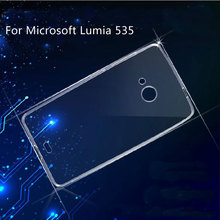 For Microsoft Lumia 535 532 435 640 640XL case cover 0 6MM TPU Case Super Slim