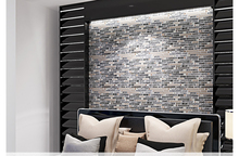 New arrival 11 sheets lot interlocking pattern black resin stainless steel diamond floral kitchen backsplash tile