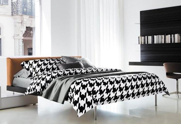 0 : Buy Black and white bedding comforter set king queen size duvet cover bedspread ...