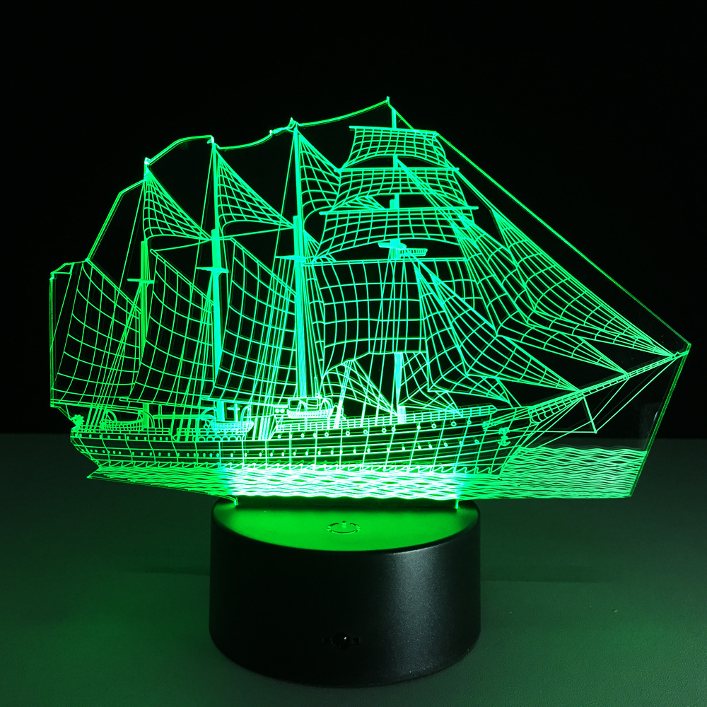 3d led table lamp