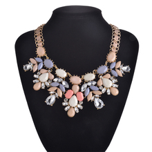 new fashion jewelry Water drop bib choker shourouk style Accessories Pendant Rope chain short statement necklace