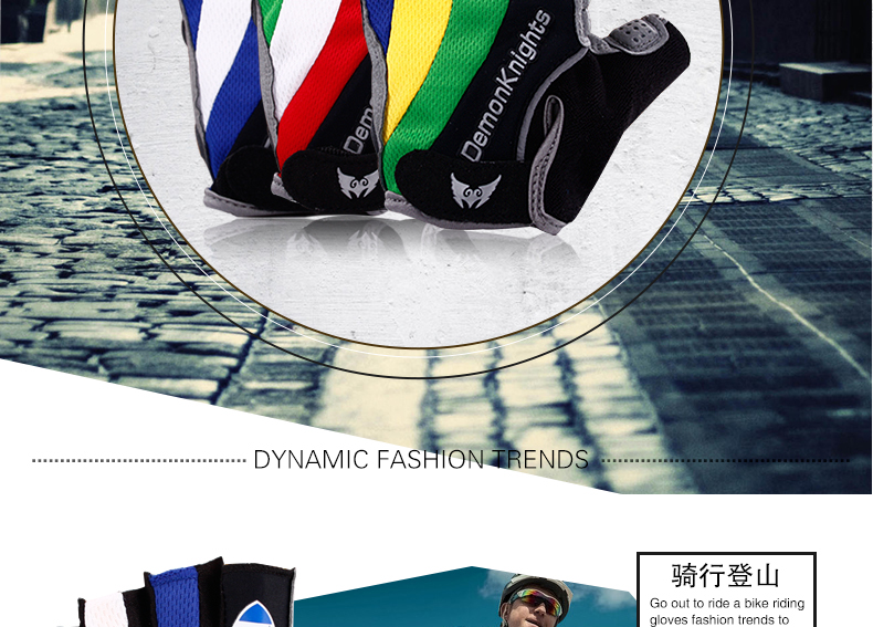 Description Picture 4 of item2016 Hot Cycling Gloves GEL Bicycle bike Racing Sport Road Mountain MTB Cycling Glove Breathable MTB Road guantes ciclismo luvas