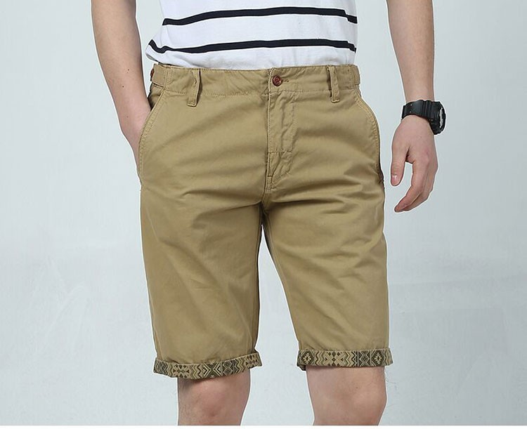 2015 Summer Men\'s Clothes Outdoor Men\'s Casual Cotton Casual Cargo Shorts Fifth Pants Army Khaki Blue Green 30~40 Brand AFS JEEP (8)