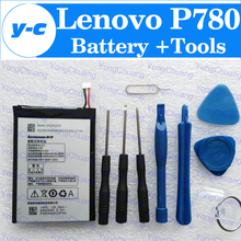 Original 4000Mah large capacity Li-on Battery For LENOVO P780 Smartphone