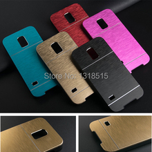 Luxury Brushed Metal Aluminium material case For Samsung Galaxy S5 mini G800 phone case cover