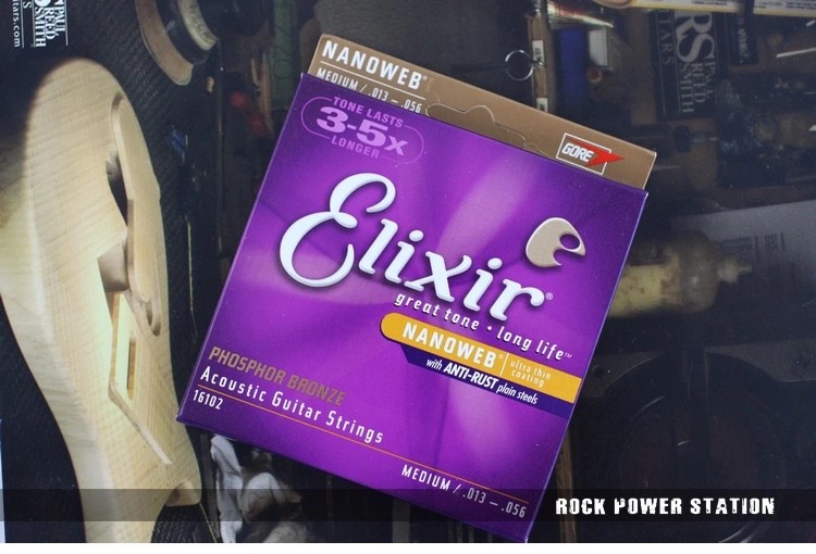 2019 Wholesale Elixir Guitar Strings Acoustic 010 011 012 013 Cordas