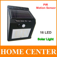 16 LED Solar Power Lamp PIR Motion Sensor Outdoor Garden Wall light Solar light Waterproof light
