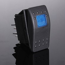 Audew 12V 20A LED ON OFF illuminated Rocker SPST Switch Car Van Dash Boat Marine LIGHT