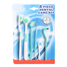 8in1 Oral Care Dental Care Tooth Brush Kit Cleaning Dental Hygiene Products F OS