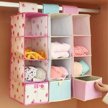 Creative Home Wardrobe Hanging Bags Hanging Storage Organization Selected Four Clothing Bra Cosmetic Storage Organizer