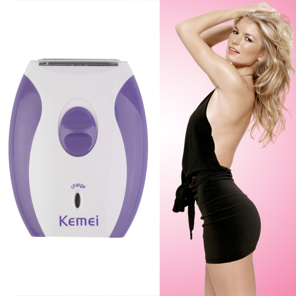 Women Lady Rechargeable Electric Skin Body Hair Removal Shaver Trimmer Clean Hot