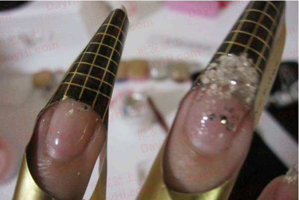 Nail Extensions On Bitten Nails How To Apply Gel Exclusive Nail Art Services