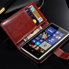 Retro Book Style PU Leather Case For Nokia Lumia 520 Luxury Stand Wallet Design Cover with