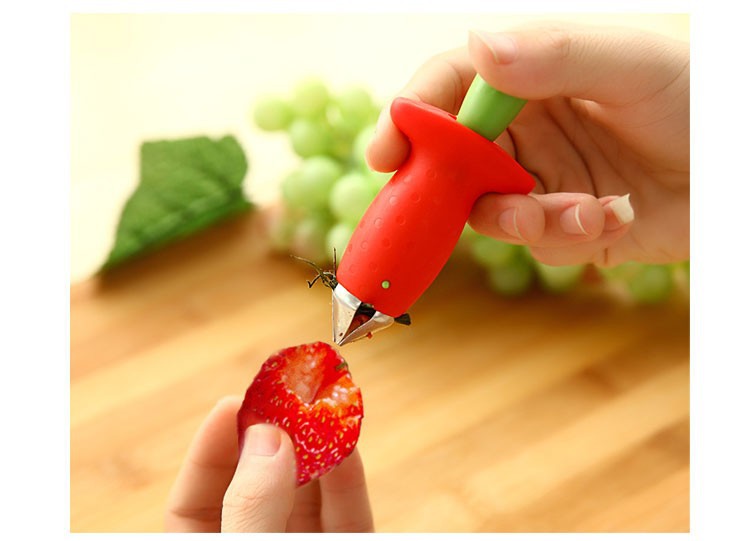 Kitchen Tomato Stalks Remover Strawberry Pedicle Huller Pitter Kitchen Fruit Vegetable Tools-277627577_02