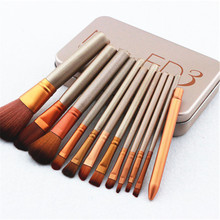 12 pcs Professional new naked 3 makeup brushes tools set NK3 make up brushes kit pinceaux