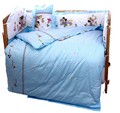 Promotion 10PCS Mickey Mouse Baby crib bedding set bed linen cotton bedclothes bed decoration bumpers matress