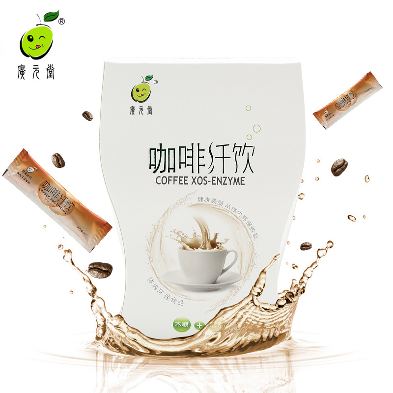 Guangyuan hall coffee drink fiber fruit enzyme activity of enzyme powder sugar drink instant coffee powder