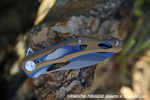 ALEXEY KONYGIN Decepticon 2 Custom Knife Factory Folding Knife D2 Blade Titanium Handle Tactical Hunting Knife