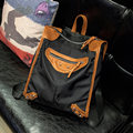 Fashion Casual Nylon Backpack 2016 New Trendy Women Chic School Bag Large Capacity Soft Practical Bag