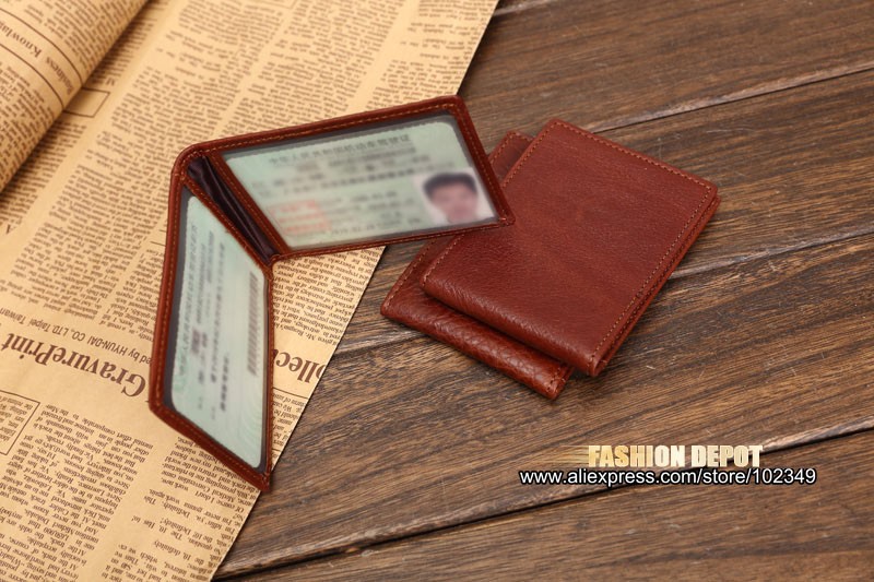 Genuine Leather License holder case wallet (3)