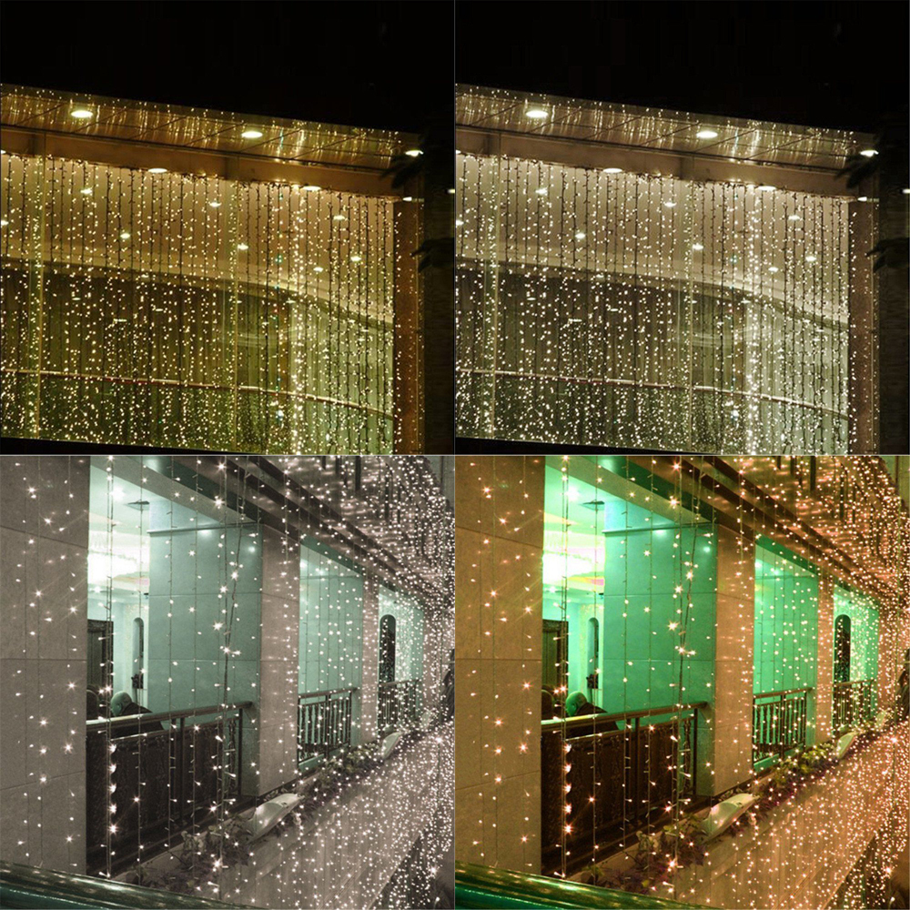 string Garlands.jpg xmas curtain String fairy Fairy  Wedding Decorative Curtain lights wedding Christmas