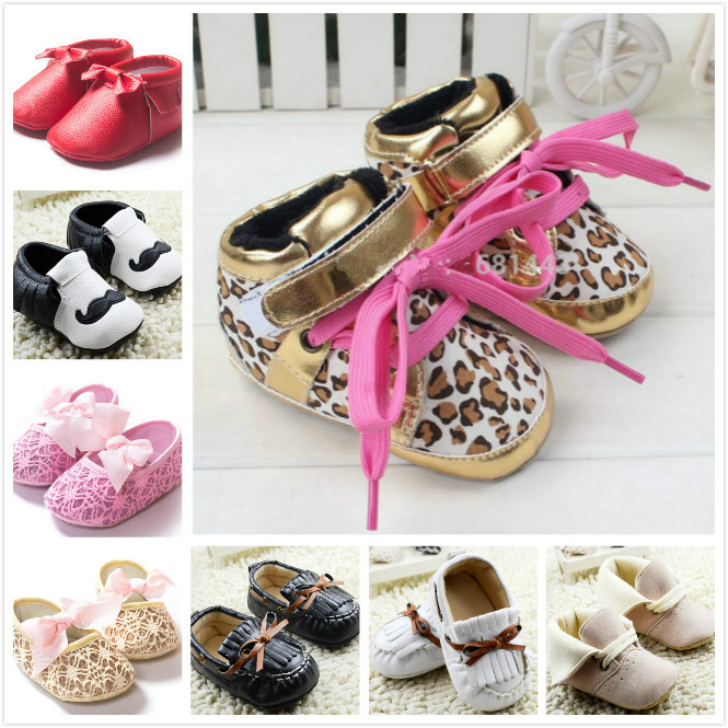 Free shipping Fashion infant Baby First walker sport shoes soft soled shoes for boys and girls
