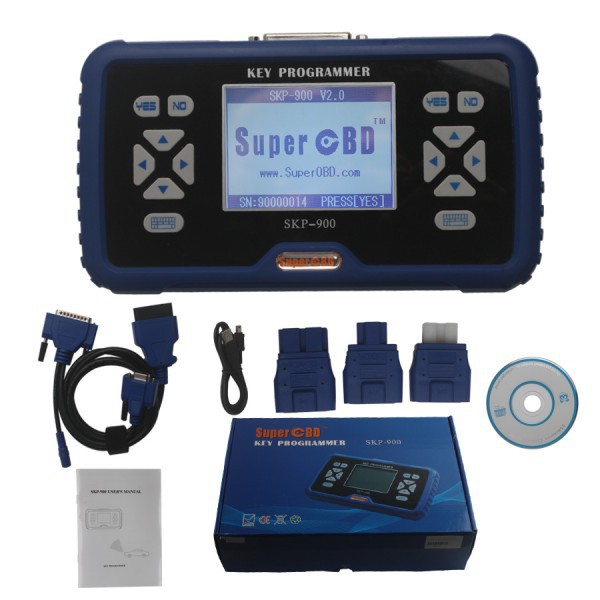2015 SuperOBD SKP-900 V2.3   OBD SKP900     UpdateOnline   DHL