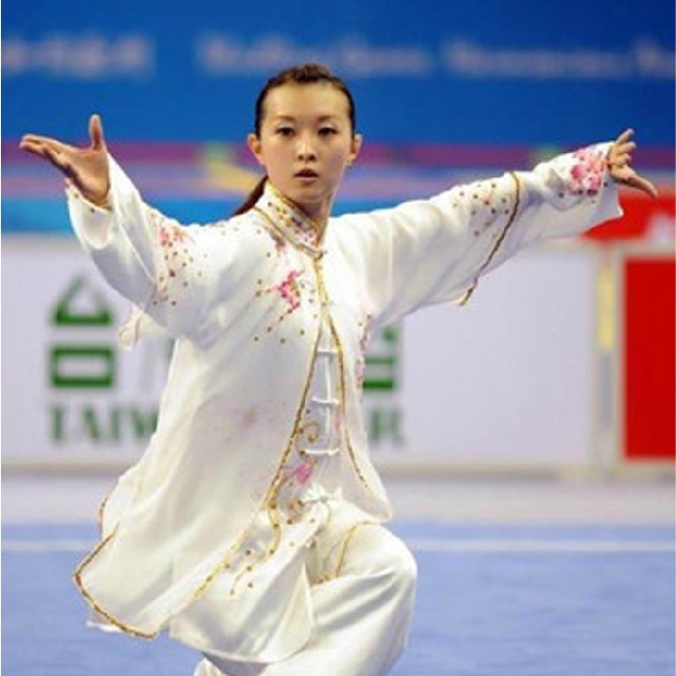 Фотография Embroidery embroidery champion Recent tai chi suit Martial arts performance clothing