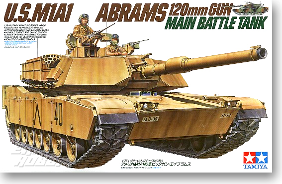 Tamiya rising American M1A1 tanks model ai Brahms battle tanks (35156).