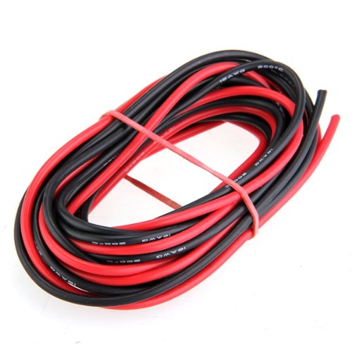 Гаджет  SAF Hot 2 in 1 one black and one red 3M long 16 AWG silicone wire None Электротехническое оборудование и материалы