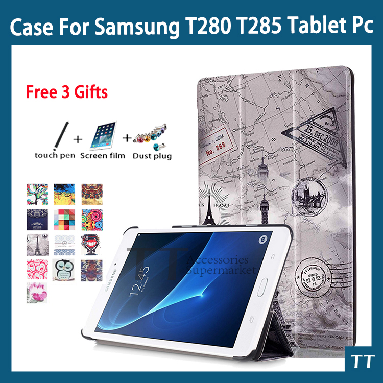  samsung galaxy t280    PU     Samsung Galaxy Tab A 7.0 T280 T285 +  3 
