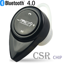 Super mini 4.0 bluetooth earphone Wireless headset for samsung HTC Smart Phones free shipping