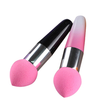 2015 Hot Sale 1pc Pink Cosmetic Makeup Foundation Liquid BB Cream Soft Lollipop Sponge Brush Free