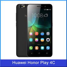 Original Huawei Honor Play 4C / CHM-UL00 5.0 Inch Android 4.4.2 Smartphone Hisilicon Kirin 620 Octa Core 4G LTE Support OTG